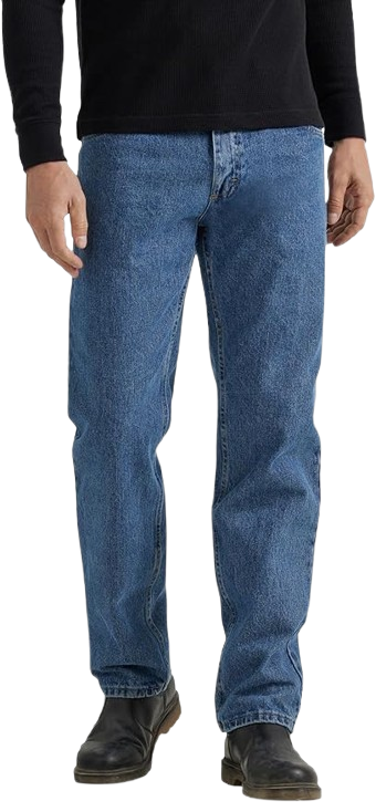 Rustler Dark Stonewash Relaxed Jeans